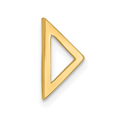 14k Yellow Gold 14k Polished Triangle Chain Slide