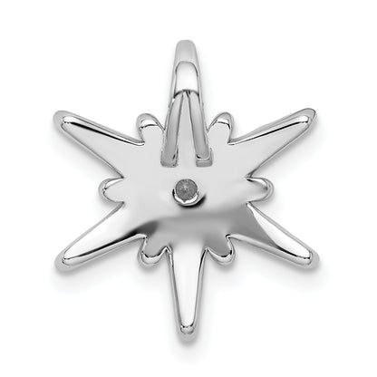 14k White Gold 1/2 Ct. Lab Grown Diamond VS/SI+ G+ Chain Slide Pendant