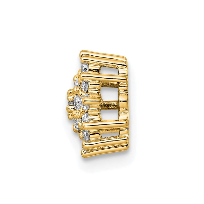 14k Yellow Gold 1/4 Ct. Lab Grown Diamond VS/SI+ G+ Chain Slide Pendant
