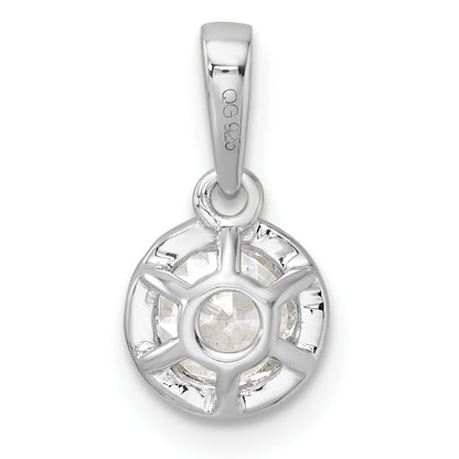 14K White Gold True Origin 5/8 Carat Lab Grown Diamond Vs Def 18 Inch Solitaire Pendant Necklace