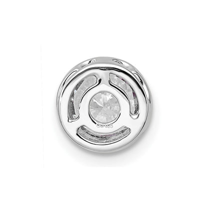 14K White Gold True Origin 1 Carat Lab Grown Diamond Vs Def 18 Inch Solitaire Slide Necklace