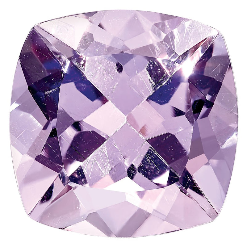 Gemstone Rose De France Quartz Aa Quality 14X12mm Antique Cushion Long