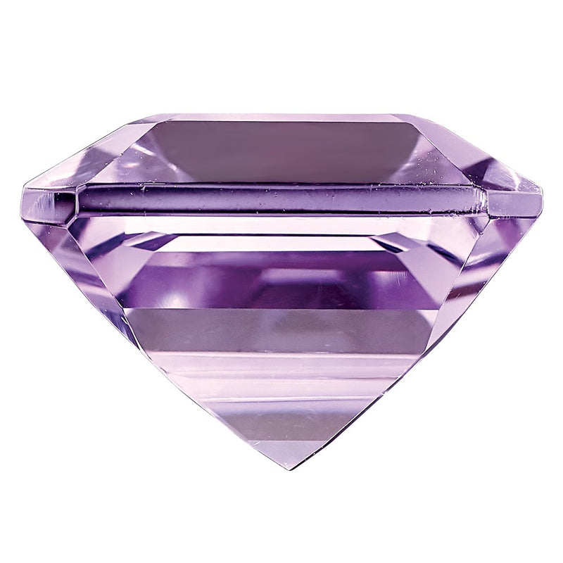 Gemstone Rose De France Quartz Aa Quality 8X6mm Emerald Cut