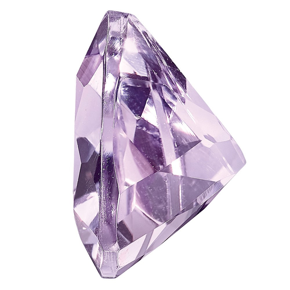 Gemstone Rose De France Quartz Aa Quality 7mm Trillion