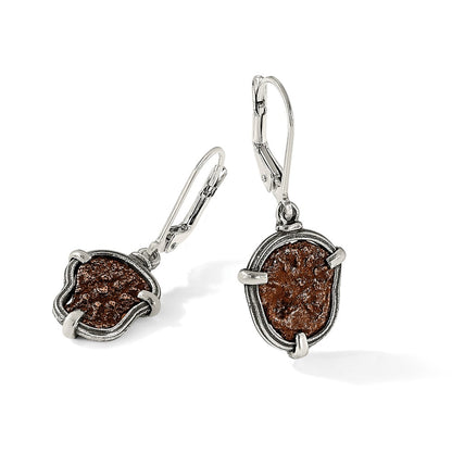 Sterling Silver Ancient Coins Antiqued Widow's Mite Coin Earrings