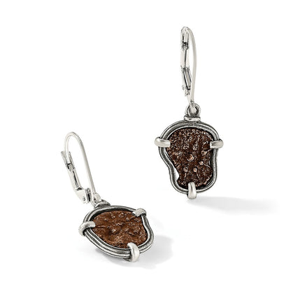 Sterling Silver Ancient Coins Antiqued Widow's Mite Coin Earrings