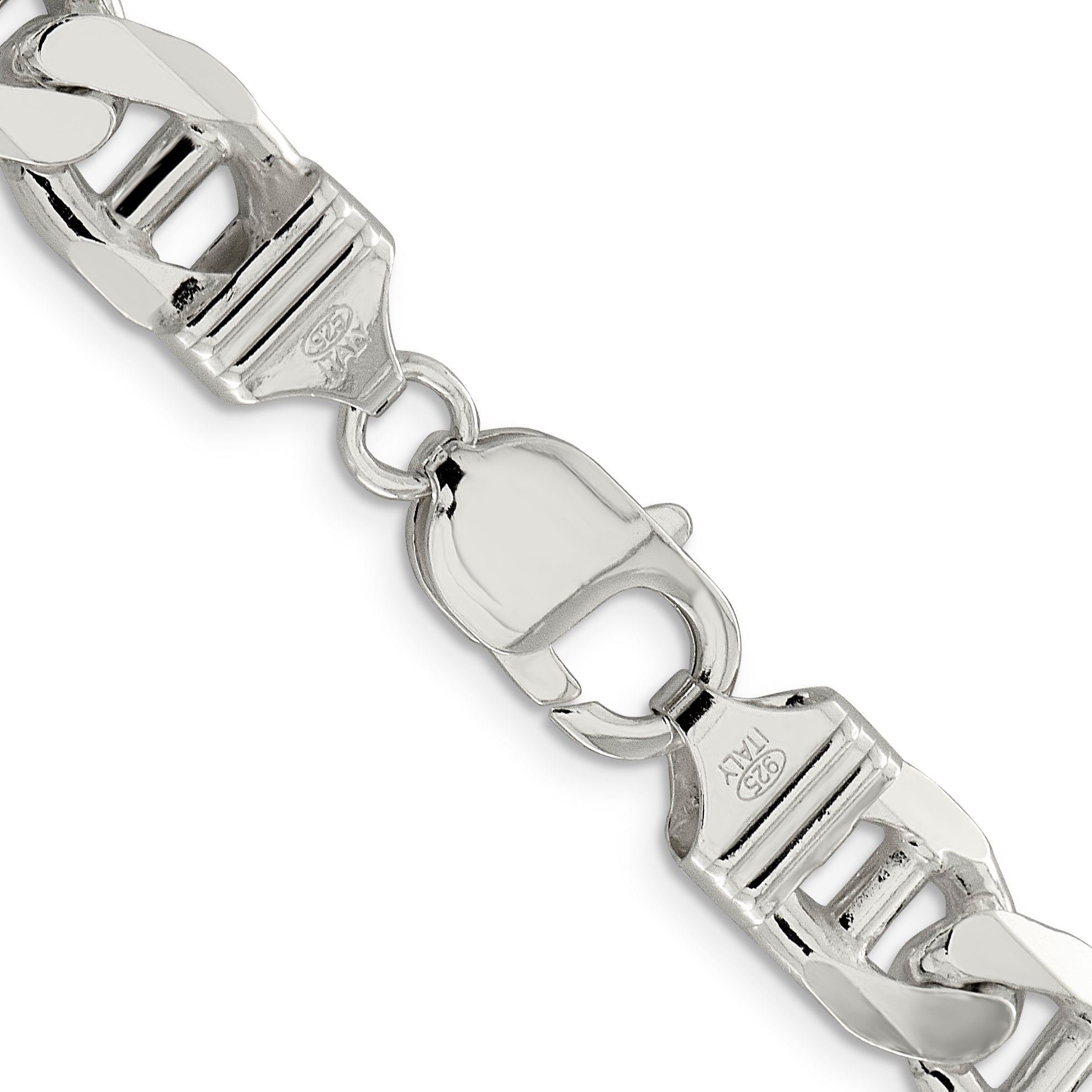 26 Inch Sterling Silver 10.65mm Figaro Anchor Chain