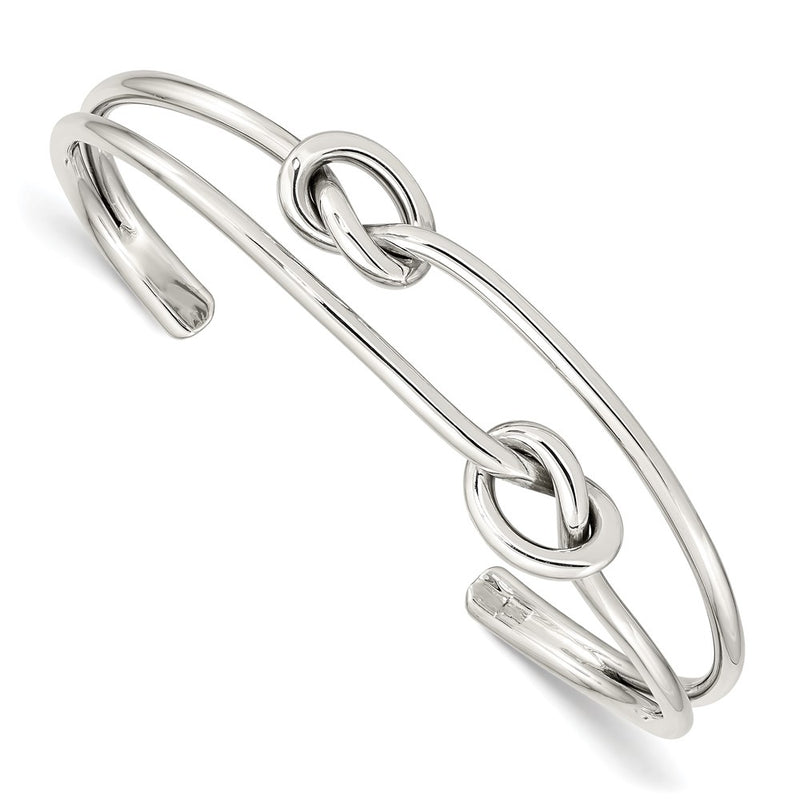 Sterling Silver Knot Bangle
