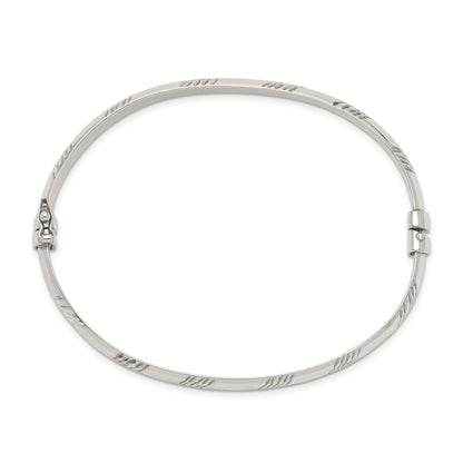 Sterling Silver D/c 6mm Bangle