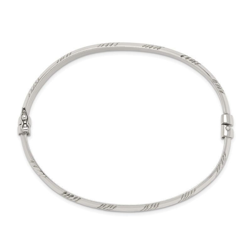 Sterling Silver D/c 6mm Bangle
