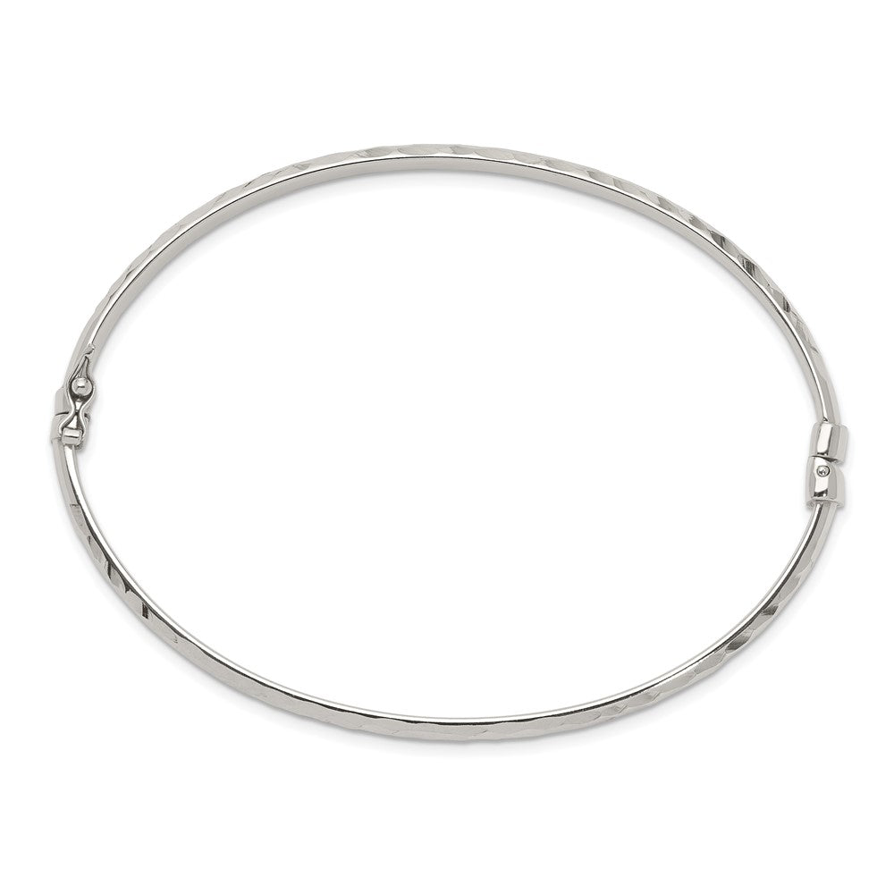 Sterling Silver D/c 4mm Bangle