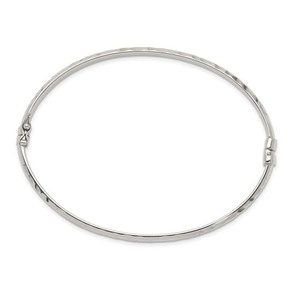 Sterling Silver D/c 4mm Bangle