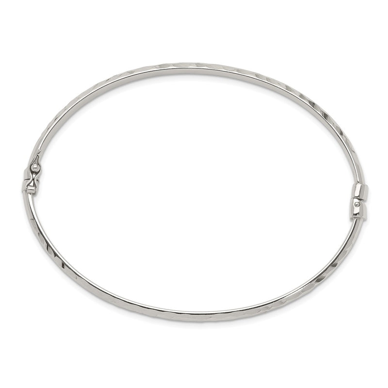 Sterling Silver D/c 4mm Bangle