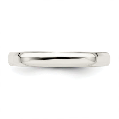 Sterling Silver 3mm Beveled Edge Size 9.5 Band