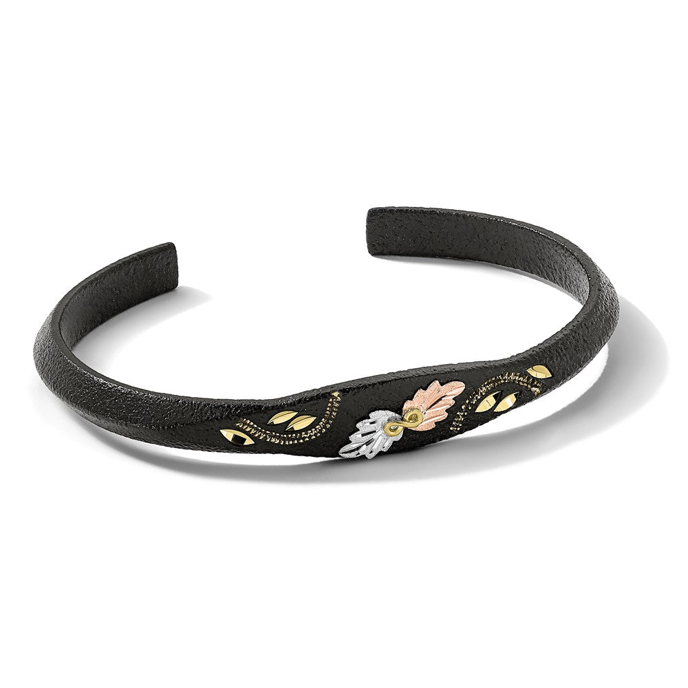 sterling-silver-landstroms-mt-rushmore-black-hills-base-metal-powder-coated-with-10k-tri-color-accents-bangle