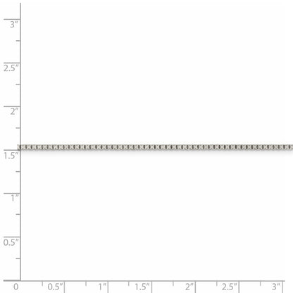 22 Inch Sterling Silver 1.5mm 8 Sided Diamond-Cut Box Chain W/4In Ext.