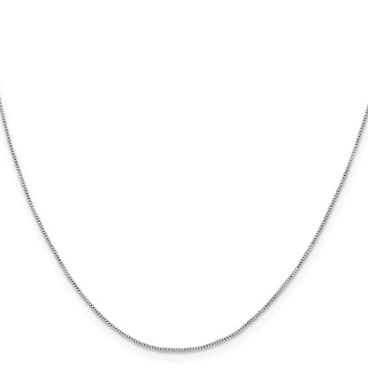 14 Inch Sterling Silver .6mm Box Chain Necklace