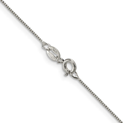 30 Inch Sterling Silver .6mm Box Chain Necklace