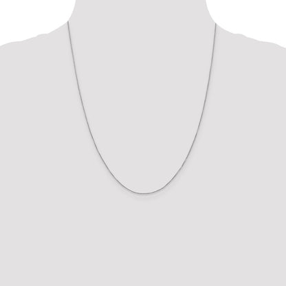 22 Inch Sterling Silver .6mm Box Chain W/4In Ext.