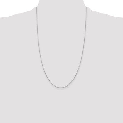 26 Inch Sterling Silver .6mm Box Chain Necklace