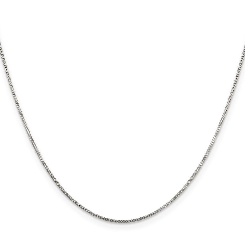 20 Inch Sterling Silver .8mm Box Chain Necklace