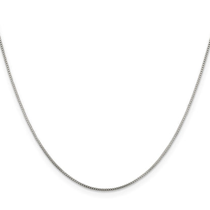 20 Inch Sterling Silver .8mm Box Chain Necklace