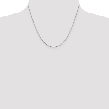 20 Inch Sterling Silver .8mm Box Chain Necklace