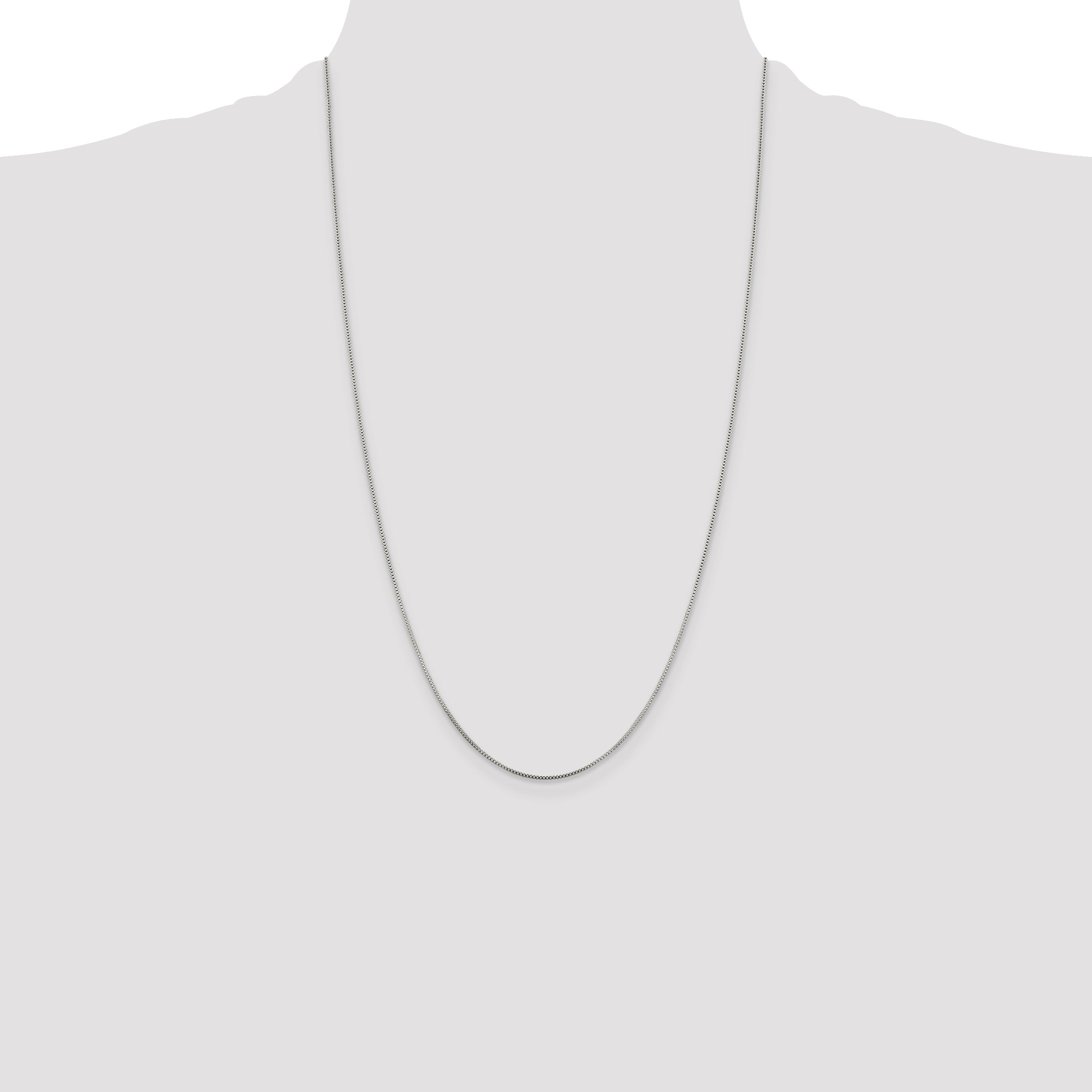 26 Inch Sterling Silver .8mm Box Chain