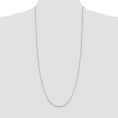 30 Inch Sterling Silver .8mm Box Chain Necklace