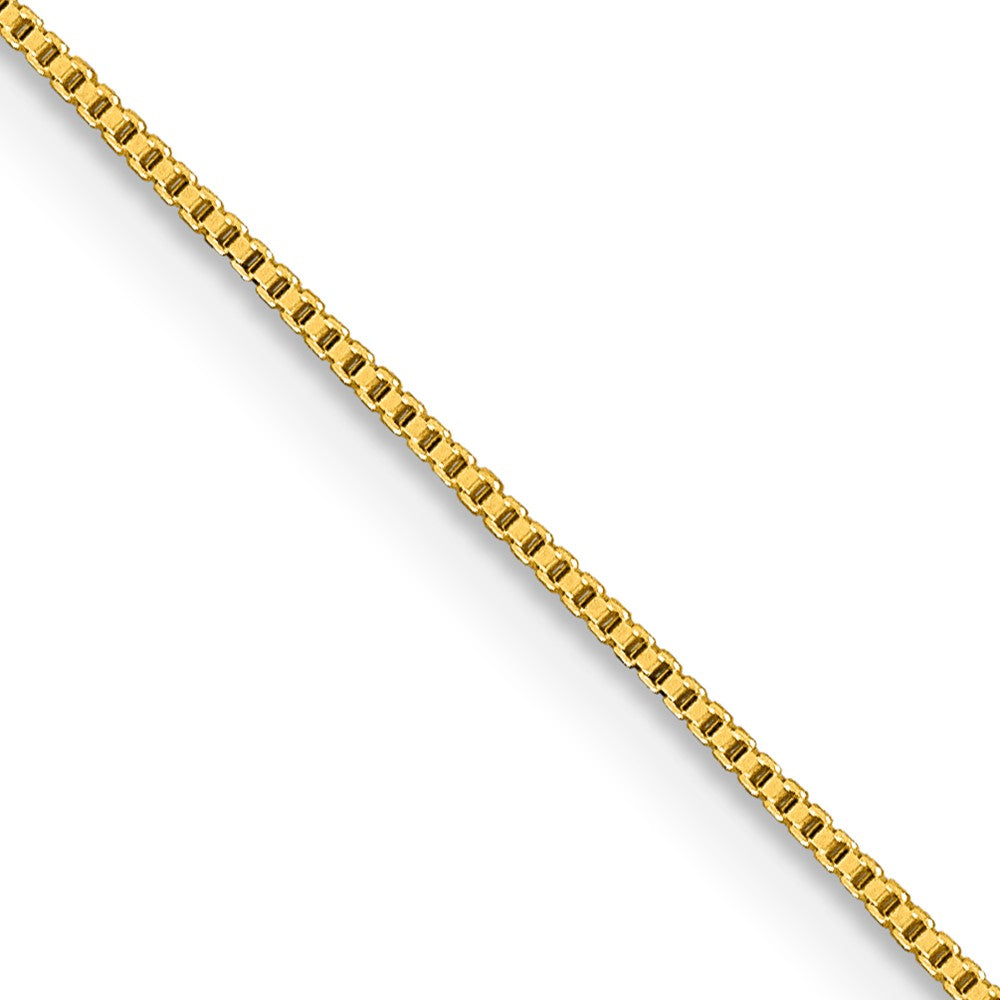 Flash Gold-Plated Sterling Silver .8mm Box Chain Necklace