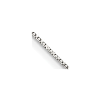 20 Inch Sterling Silver .8mm Box Chain Necklace