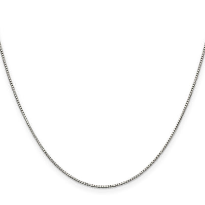 14 Inch Sterling Silver .9mm Box Chain