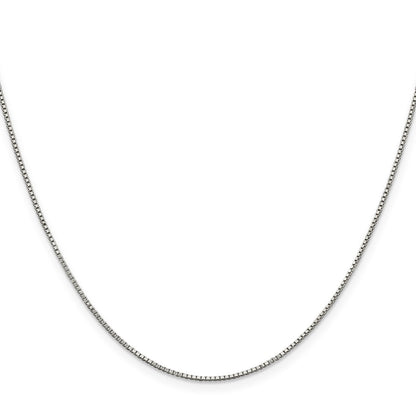 36 Inch Sterling Silver .9mm Box Chain Necklace