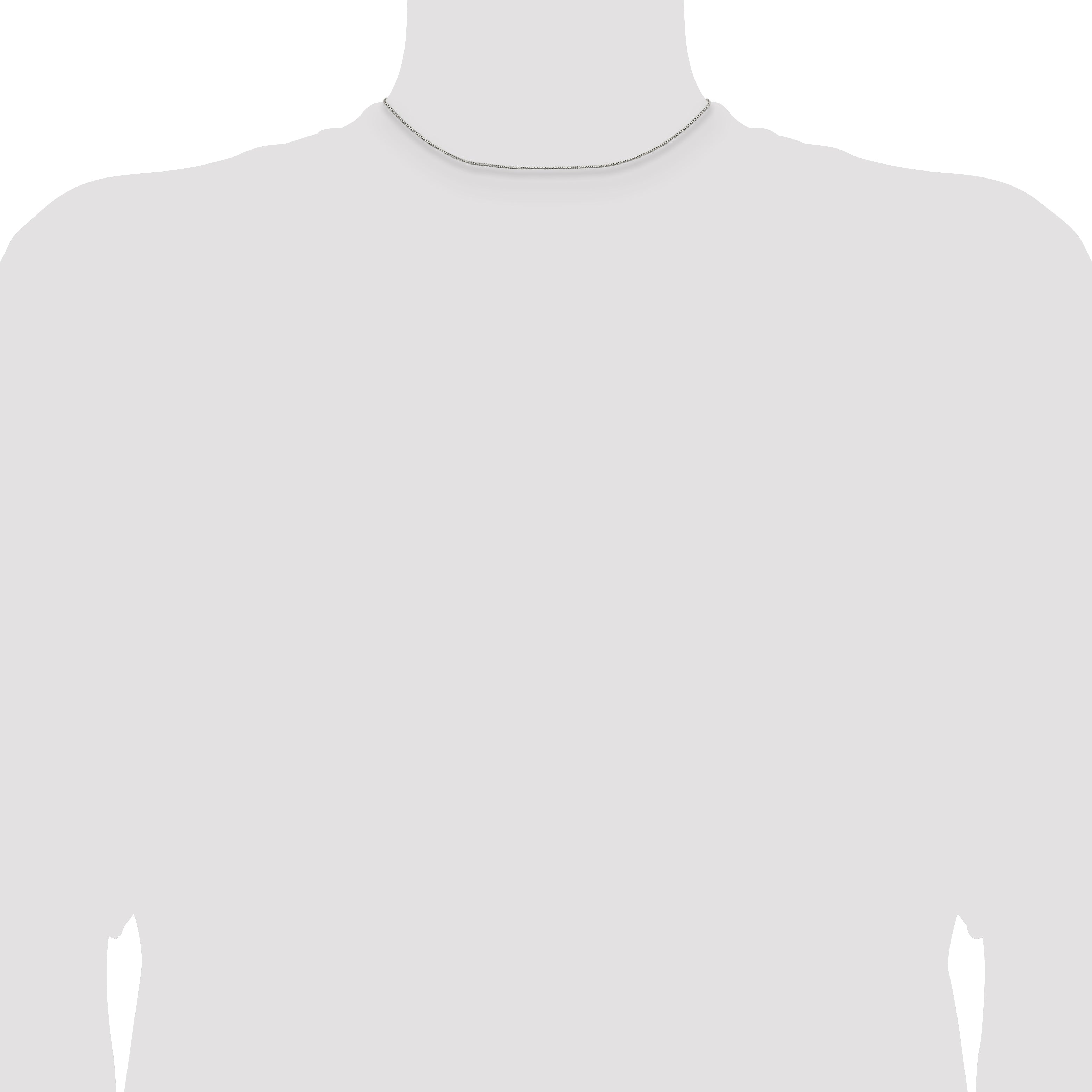 14 Inch Sterling Silver .9mm Box Chain