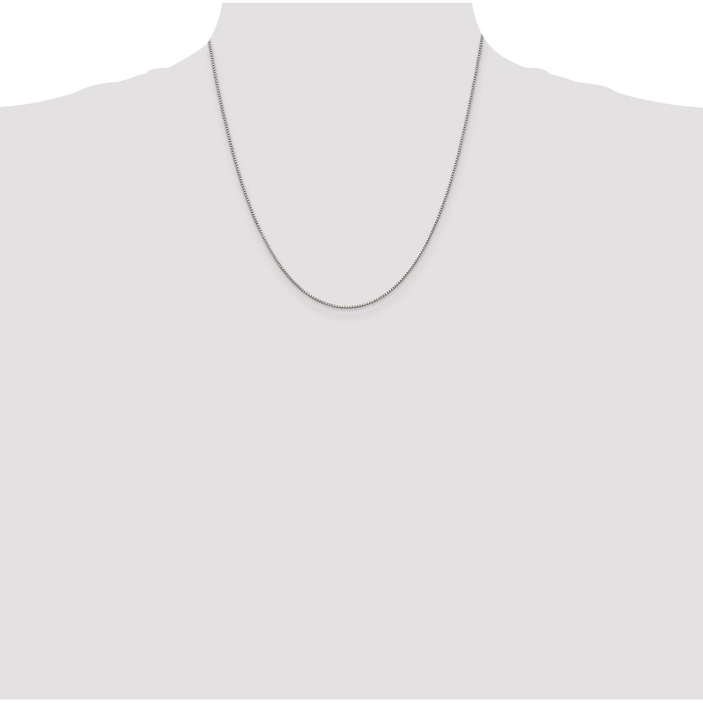20 Inch Sterling Silver .9mm Box Chain Necklace