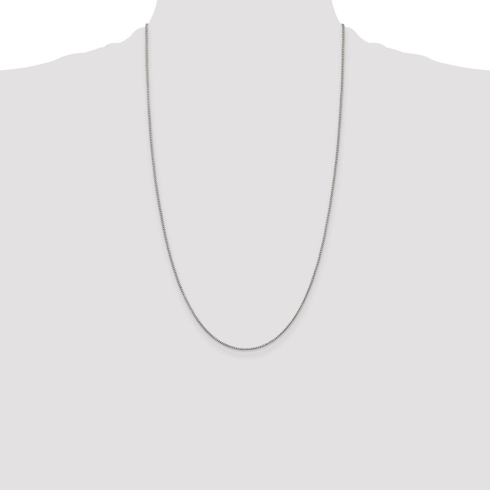 26 Inch Sterling Silver .9mm Box Chain Necklace