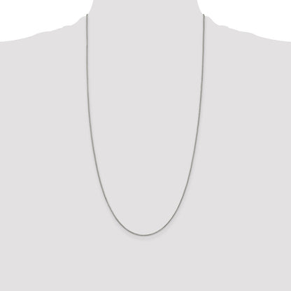 28 Inch Sterling Silver .9mm Box Chain Necklace