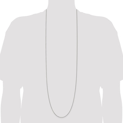 42 Inch Sterling Silver .9mm Box Chain Necklace
