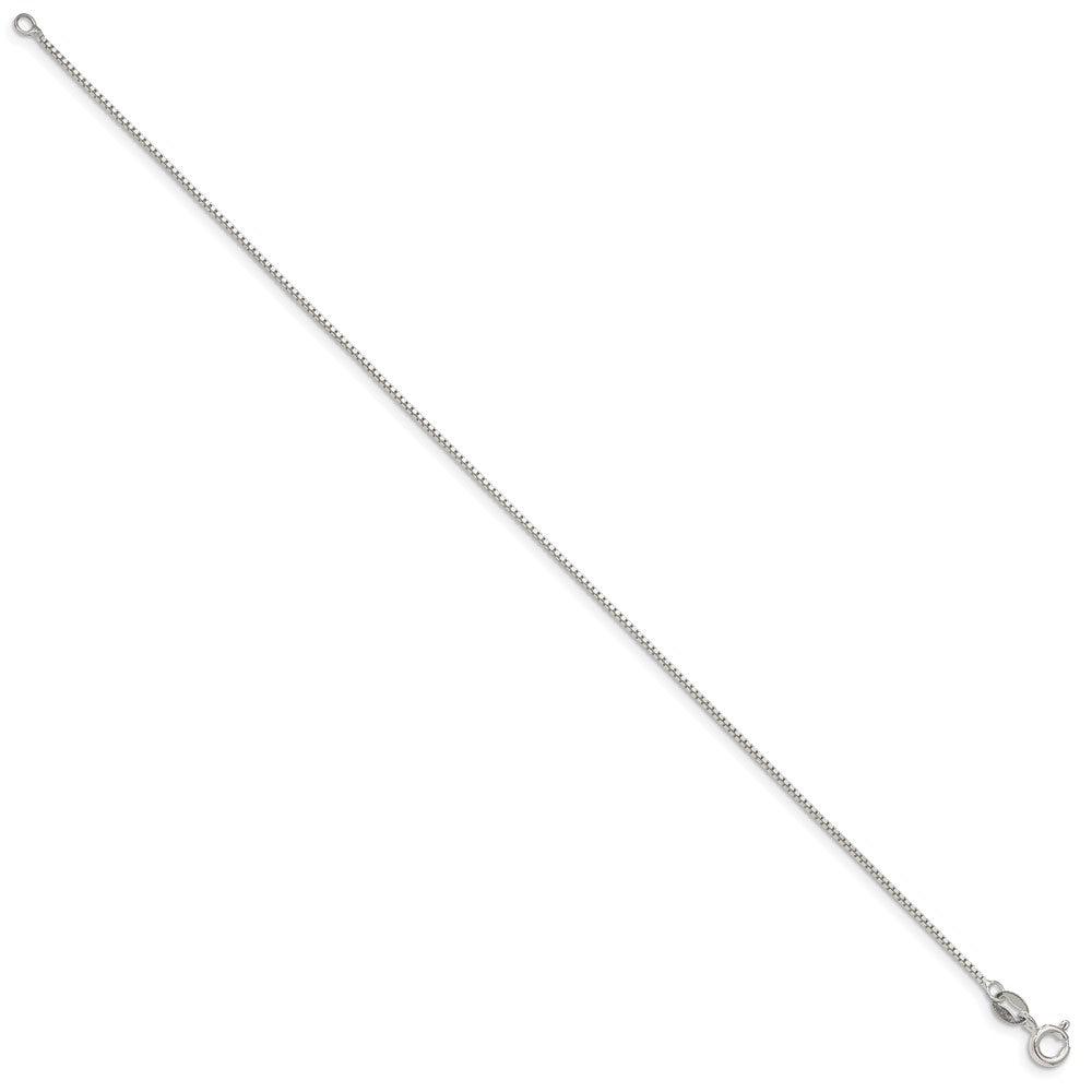 7 Inch Sterling Silver .9mm Box Chain Bracelet