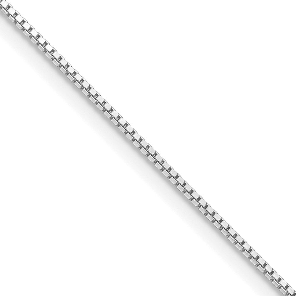 22 Inch Sterling Silver Rhodium-Plated .9mm Box Chain With A 4 Extention