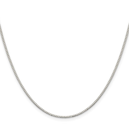36 Inch Sterling Silver 1.1mm Box Chain Necklace