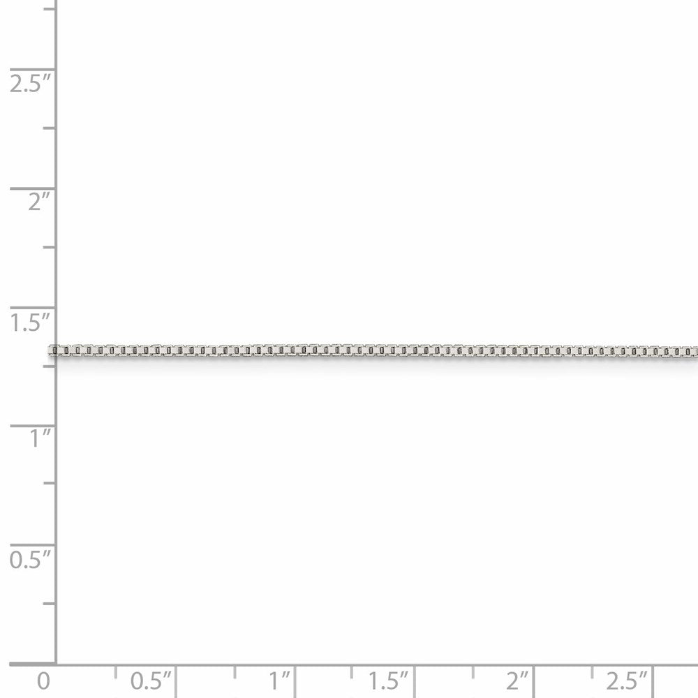 42 Inch Sterling Silver 1.1mm Box Chain Necklace