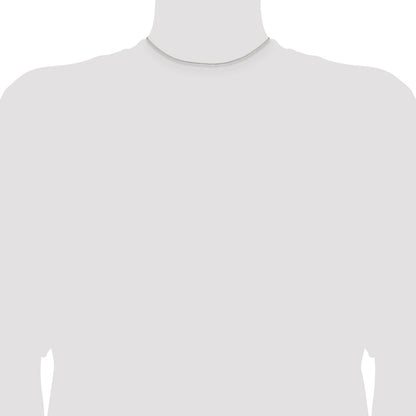 14 Inch Sterling Silver 1.1mm Box Chain Necklace
