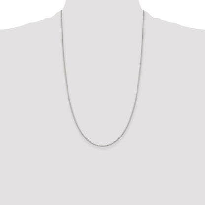 26 Inch Sterling Silver 1.1mm Box Chain Necklace