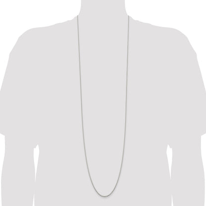 42 Inch Sterling Silver 1.1mm Box Chain Necklace