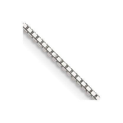 36 Inch Sterling Silver 1.1mm Box Chain Necklace