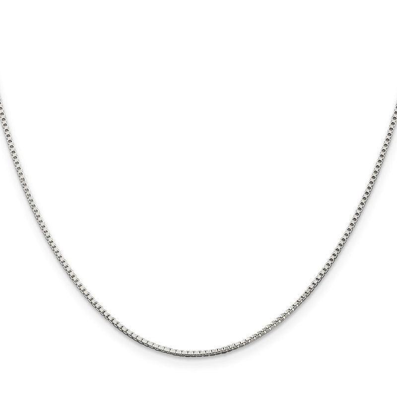 42 Inch Sterling Silver 1.25mm Box Chain Necklace