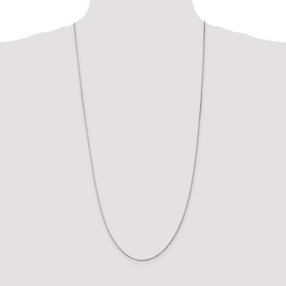 30 Inch Sterling Silver 1.25mm Box Chain Necklace