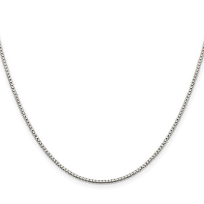 36 Inch Sterling Silver 1.4mm Box Chain Necklace