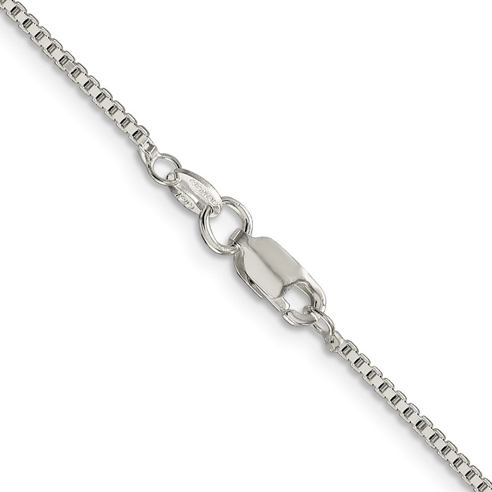 36 Inch Sterling Silver 1.4mm Box Chain Necklace